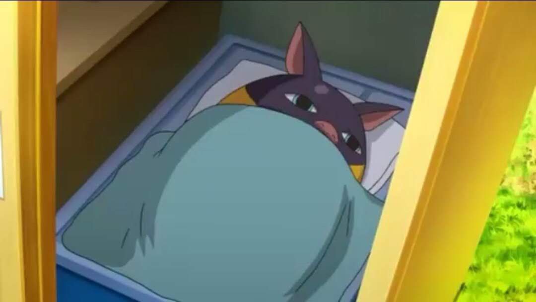 寝ている
