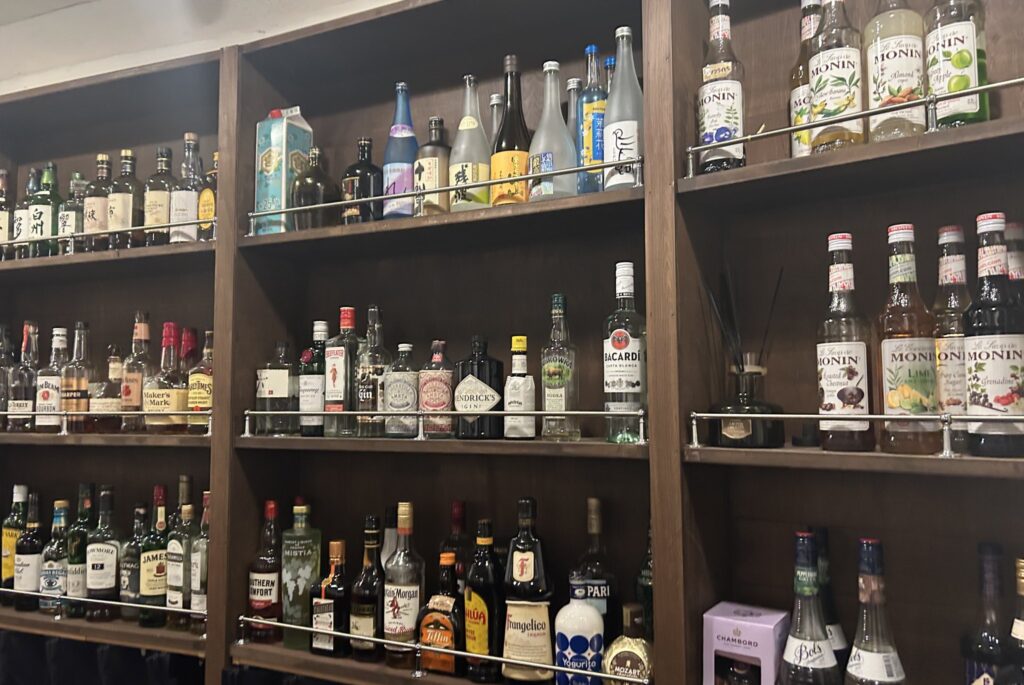 Montecitoのドリンク棚